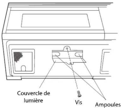 Couvercle de lumière Vis Ampoules