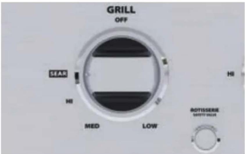 GRILL OFF STAR HI MED LOW H1 BOTISERIE GREEN VALUE