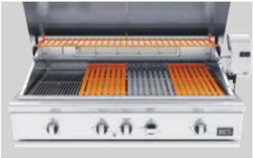 DCS BH1-36R-L - Direct grilling - 1