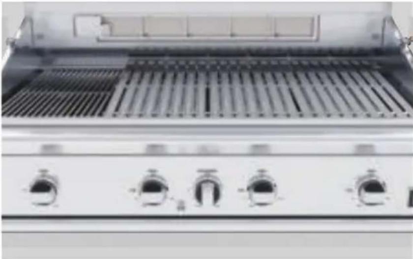 DCS BH1-36R-L - Seasoning the grates - 1