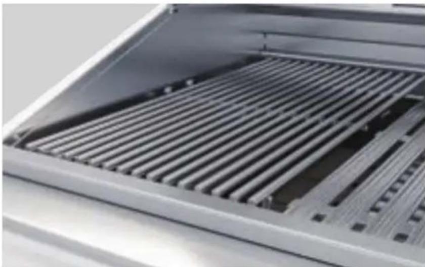 DCS BH1-36R-L - Seasoning the grates - 3