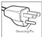HOMEDICS FB-625H - GROUNDING INSTRUCTIONS - 1