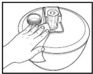 HOMEDICS UHE-CM18 - CLEANING THE TRANSDUCER/ULTRASONIC MEMBRANE - 5