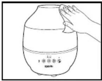 HOMEDICS UHE-CM18 - TO CLEAN THE OIL TRAY - 1