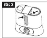 HONEYWELL HUL570B - FILLING/REFILLING THE WATER TANK (CONTINUED) - 2