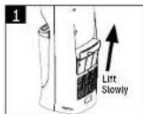 HONEYWELL HEV620W - To remove the filter - 1