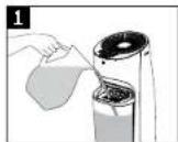 HONEYWELL HEV620W - The Tank can be filled in two ways: - 1