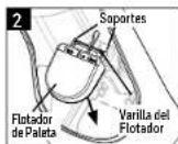 HONEYWELL HEV620W - △ PRECAUCIÓN: UNA INSTALACIÓN INCORRECTA DEL FLOTADOR DE PALETA PODRÍA RESULTAR EN FUGAS O FALTA DE FLUJO DE AGUA HACIA EL DEPÓSITO. - 2