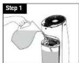 HONEYWELL HEV615W - The Tank can be filled in two ways: - 3