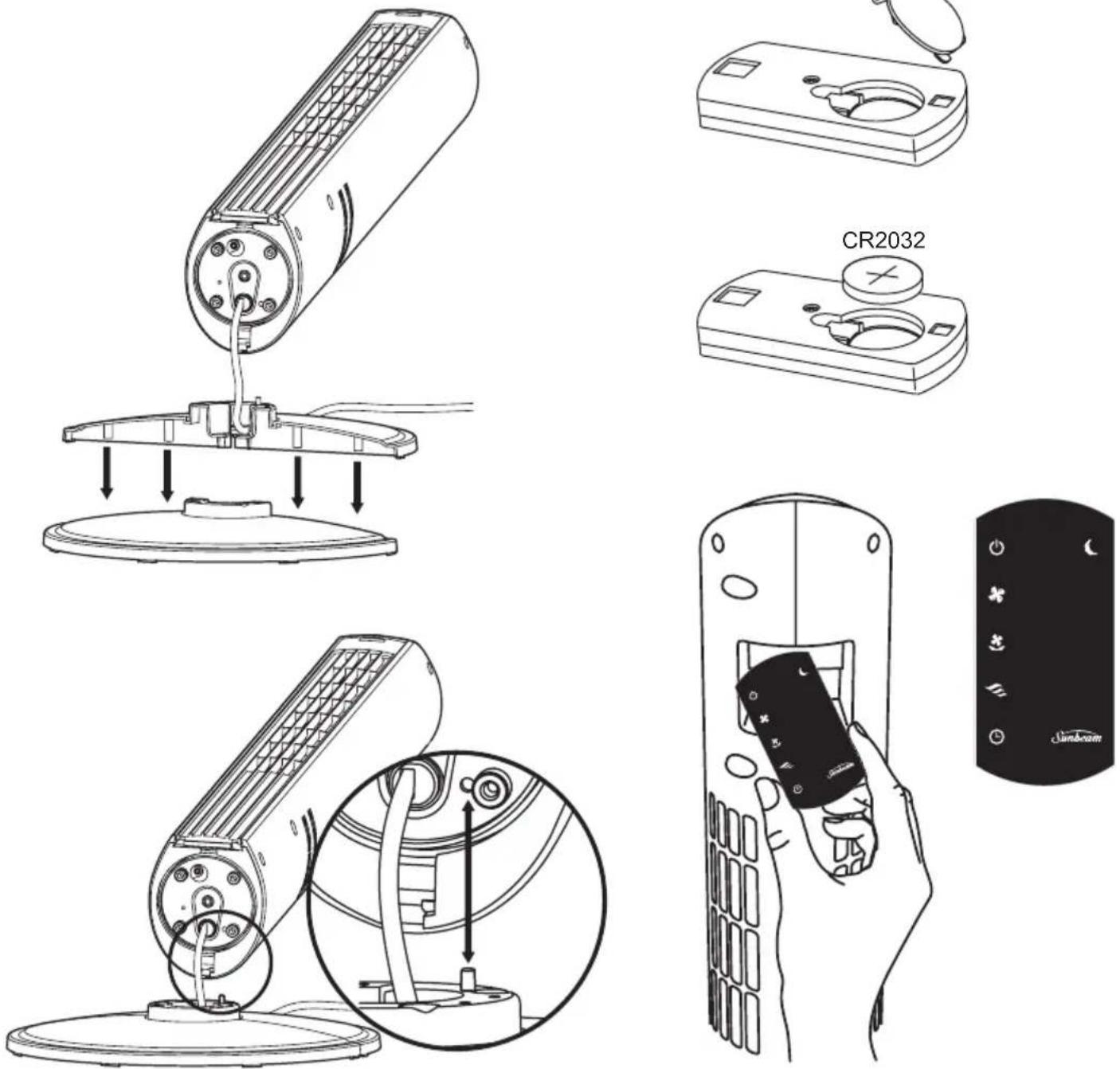 SUNBEAM FA7550 - Remote Control - 1