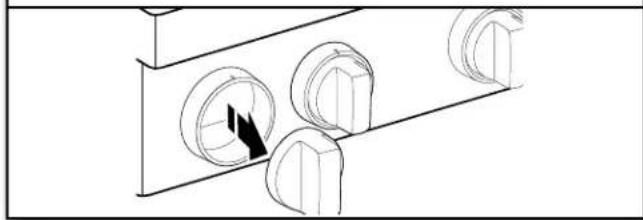 KITCHENAID KCGC506JSS - Retirer les boutons. - 1