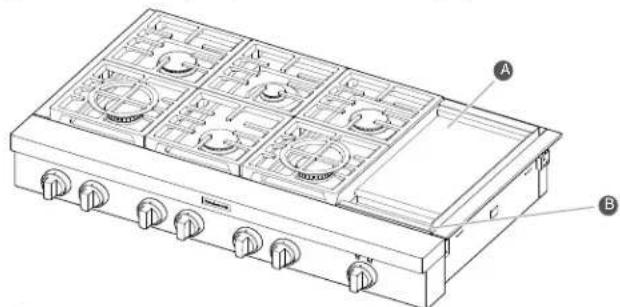 KITCHENAID KCGC506JSS - PLAQUE À FRIRE CHROMÉE (sur certains modèles) - 1