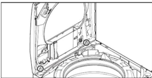 MAYTAG MVW6200KW - Cómo levantar el panel superior - 5