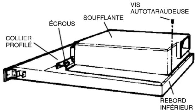 ÉCROUS SOUFFLANTE VIS AUTOTARAUDEUSE COLLIER PROFILE RECORD INFÉRIEUR