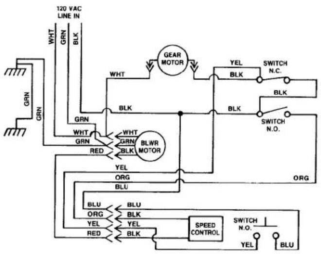 BROAN 273603 - WIRING DIAgRAM - 1