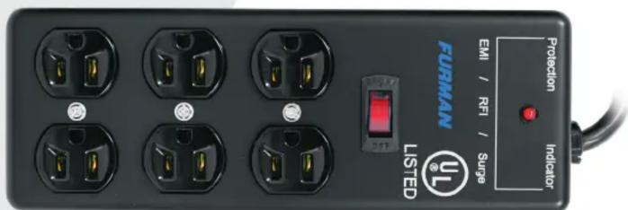 FURMAN LISTED EMI / RFI / Surge Protection Indicator