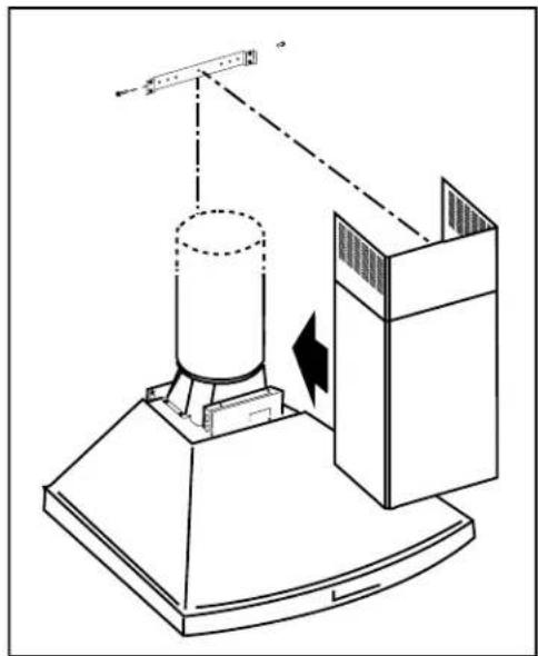 ELICA EPL636S1 - Monter le conduit de cheminée - 1