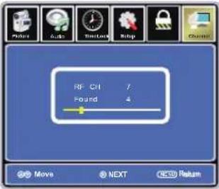 JENSEN JTV19DC - Customizing the CHANNEL Settings - 3