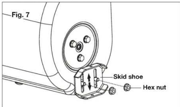 Fig. 7 Skid shoe Hex nut