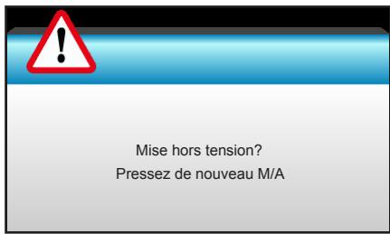 OPTOMA HD28DSE - Mise hors tension - 1
