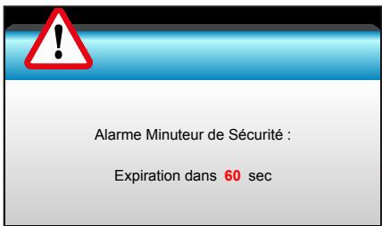 OPTOMA HD28DSE - • Alarme minuteur de sécurité : - 1