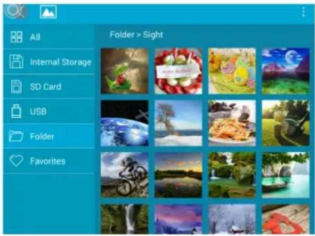 Folder > Sight All Internal Storage SD Card USB Folder Favorites