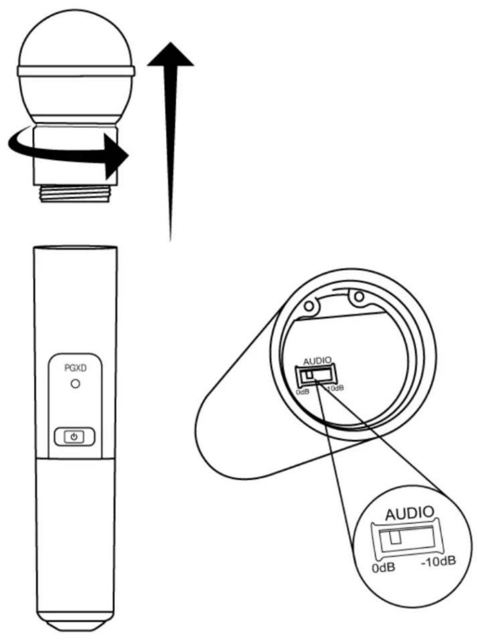 SHURE PGXD4 - Handheld Transmitter - 1