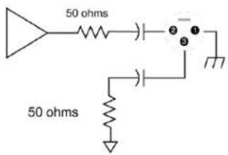 50 ohms 50 ohms