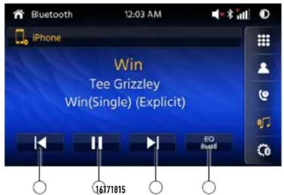 Bluetooth 12:03 AM iPhone Win Tee Grizzly Win(Single) (Explicit) EQ dualll 16171815