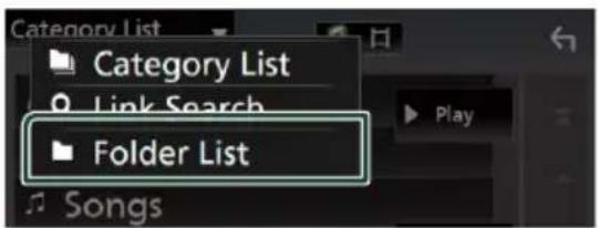 Category List Link Search Folder List Songs