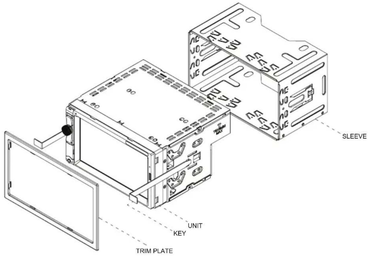 SLEEVE UNIT KEY TRIM PLATE