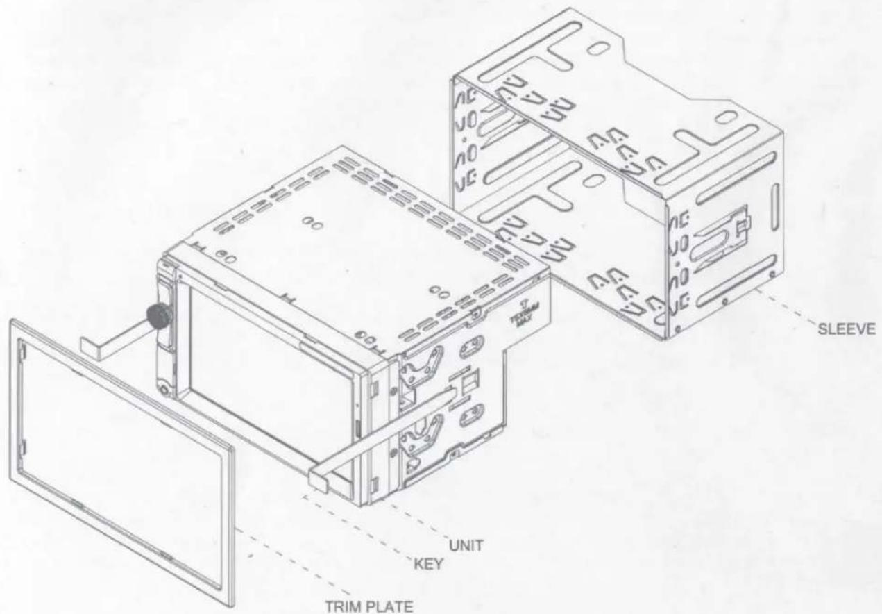 SLEEVE UNIT KEY TRIM PLATE