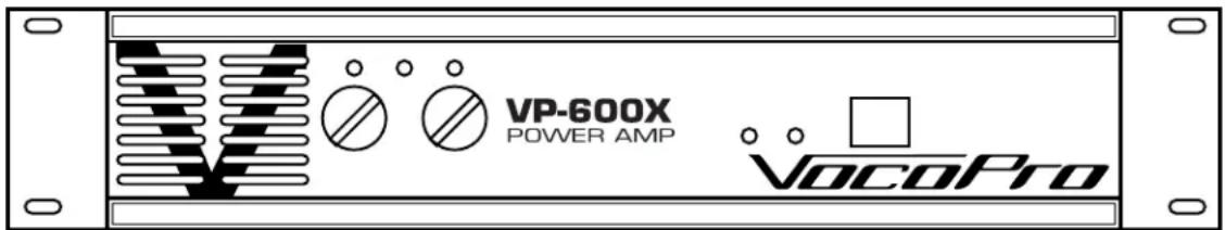 VP-600X POWER AMP VocoPro