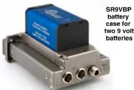 SR9VBP battery case for two 9 volt batteries