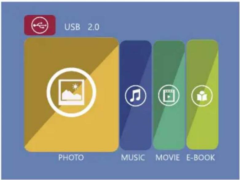USB 2.0 PHOTO MUSIC MOVIE E-BOOK