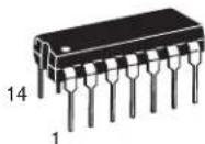 Steren SN74LS08N - Quad 2-Input AND Gate - 3
