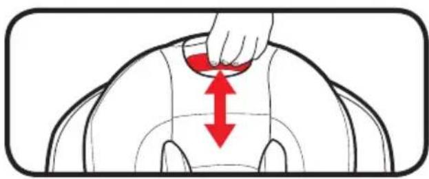 GRACO Extend2Fit - Para elevar o bajar la altura del apoyacabeza/arnés - 1