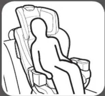 GRACO Extend2Fit - 6-B Asegurar al niño en el asiento con respaldo - 1