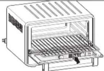 KITCHENAID KCO211BM - UTILISATION DU FOUR GRILLE-PAIN - 1