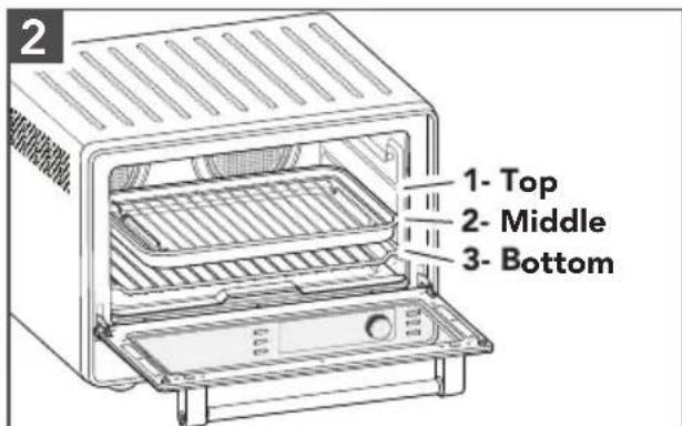 2 1- Top 2- Middle 3- Bottom