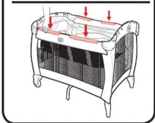 GRACO Pack 'n Play Newborn - WARNING - 2
