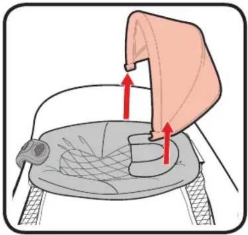 GRACO Pack 'n Play Newborn - To Remove Napper • Cómo sacar el moisés - 1