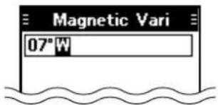 Magnetic Vari 07°W