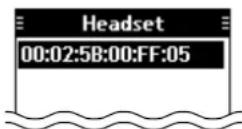 ICOM IC-A25C - Pairing and connecting the Bluetooth headset - 3