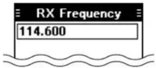 RX Frequency 114.600