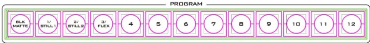 DataVideo HS-3200 - Program and Preset rows - 1