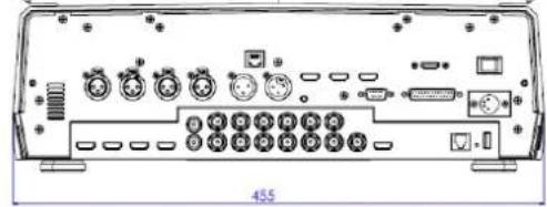 DataVideo HS-3200 - Appendix 6 Dimensions - 2