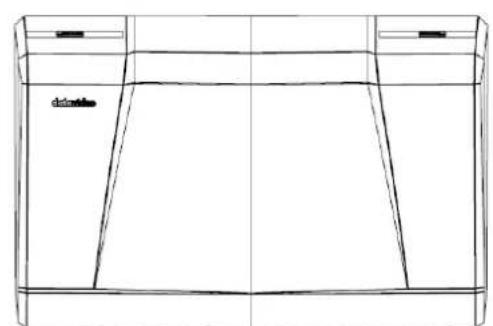 DataVideo HS-3200 - Appendix 6 Dimensions - 1