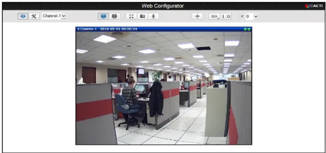 Web Configurator Channel-1 D01 0 1:Camera-1 2014-05-01 08:00:24 ACTI