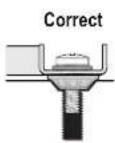 SANUS VLT6 - TV supplied spacers - 5